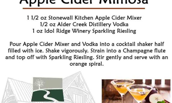 Apple Cider Mimosa – October Cocktail of the Month